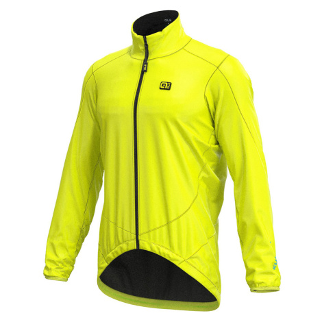 ALÉ Cyklistická větruodolná bunda - LIGHT PACK - žlutá