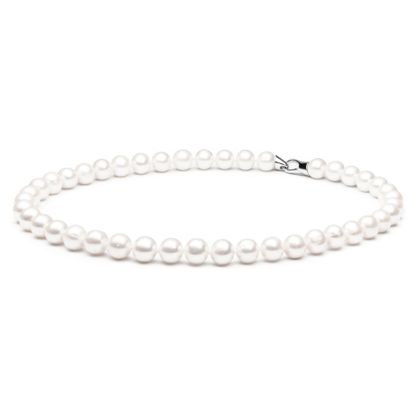 Luxusní náhrdelník z bílých Gaura perel Planet Shop