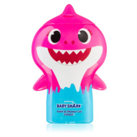 Corsair Baby Shark sprchový a koupelový gel pro děti Pink 350 ml