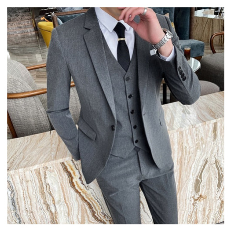 Formální oblek trojdílný business set s vestou JFC FASHION
