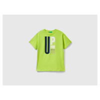Benetton, Short Sleeve T-shirt In Organic Cotton