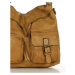 Kožená kabelka přes rameno Mazzini M23 camel