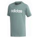 adidas YB E LIN TEE Chlapecké triko, světle zelená, velikost