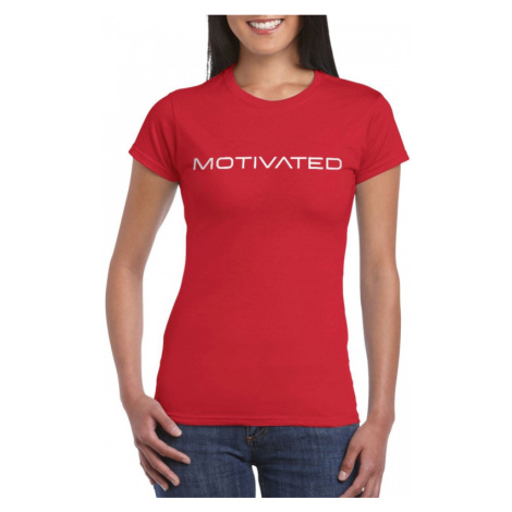 MOTIVATED - Dámské tričko 401 (červená) - MOTIVATED