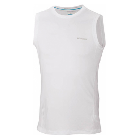 Tílko Columbia Men's Coolest Cool leeveless Top M - bílá