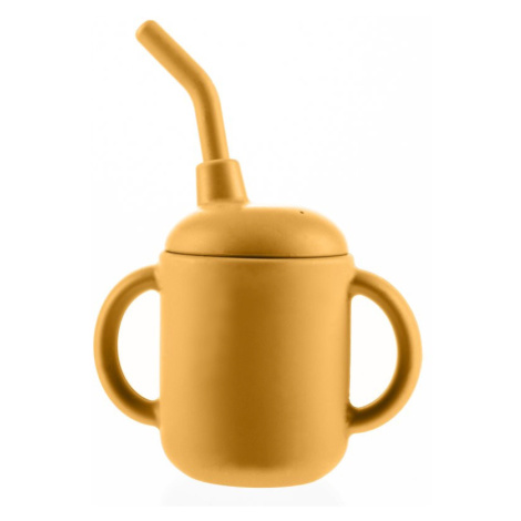 Zopa Silicone Mug hrnek 2 v 1 Mustard Yellow 1 ks