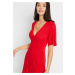 Bonprix BODYFLIRT šaty s volánem Barva: Červená, Mezinárodní
