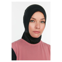 Trendyol Black Neck Collar Swimwear Bonnet