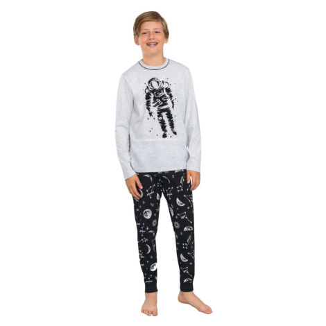 Chlapecké pyžamo Tryton šedé s kosmonautem Italian Fashion