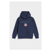 MIKINA GANT SHIELD HOODIE modrá