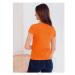 Deoti Dámské basic tričko Meinrad oranžová Oranžová
