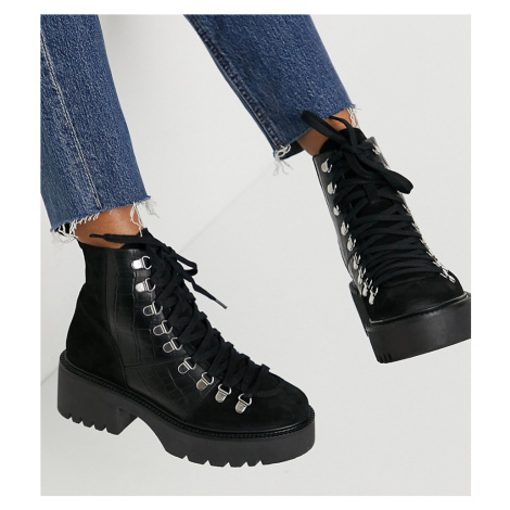 asos design elsie high heeled sock boots in bone patent