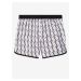 Černo-bílé klučičí plavky Calvin Klein Underwear