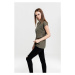 Ladies Extended Shoulder Tee - olive