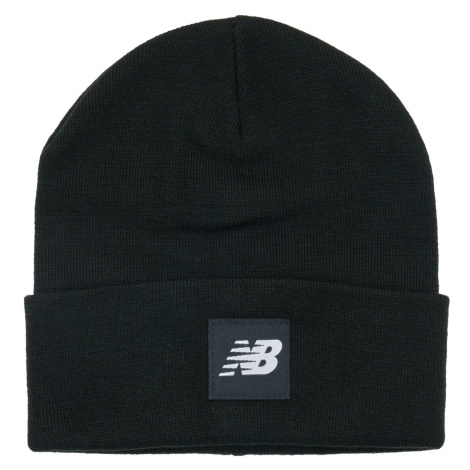 New Balance FLYING NB KNIT CUFFED BEANIE Černá