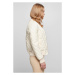 Ladies Diamond Quilt Nylon Jacket - whitesand