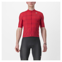 CASTELLI Cyklistický dres s krátkým rukávem - LIVELLI - červená