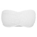 Ladies Laces Bandeau - white