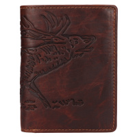 Lagen Pánská kožená peněženka 219176/M jelen - hnědá