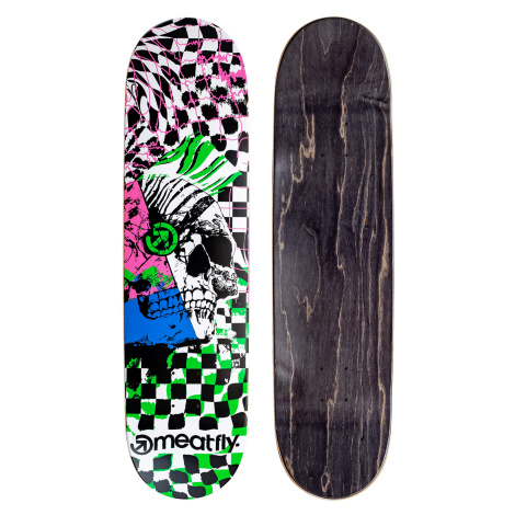 Meatfly skateboardová deska Ashes To Ashes Checkered High | Mnohobarevná