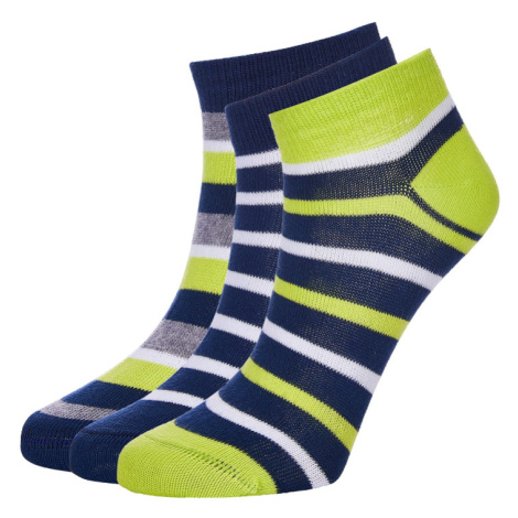 AUTHORITY-ANKLE SOCKS 3PCK stripe fun SS20 barevná