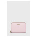 Kožená peněženka Furla růžová barva