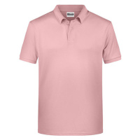 James&Nicholson Pánská polokošile JN8010 Soft Pink