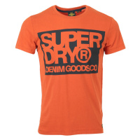 Superdry Denim Goods Co Print Tee Oranžová