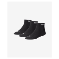Sada tří párů pánských ponožek v černé barvě Puma