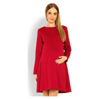 Peekaboo Dámské těhotenské šaty Zhaz černo-žlutá Červená