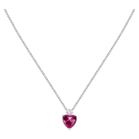 Morellato Romantický stříbrný náhrdelník Srdce Tesori SAIW161