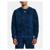 Under Armour UA Rival Fleece Printed Crew M 1379756-426 - blue X