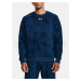 Under Armour UA Rival Fleece Printed Crew M 1379756-426 - blue X