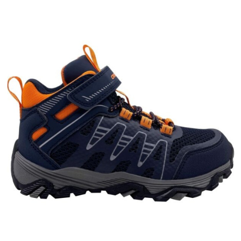Crossroad DUSTY MID Dětská treková obuv, tmavě modrá, velikost