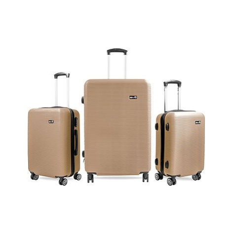 Aga Travel Sada cestovních kufrů MR4651 Zlatá