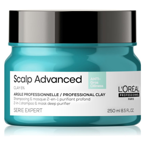 L’Oréal Professionnel Serie Expert Scalp Advanced šampon a maska 2 v 1 pro mastné vlasy a vlasov L’Oréal Paris