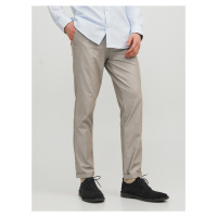 Béžové pánské chino kalhoty Jack & Jones Marco