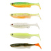 Savage Gear Gumová Nástraha Fat Minnow T Tail Darkwater Mix 5 ks Délka: 13cm, Hmotnost: 20g, Poč