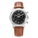 Vulcain Chronograph 70's - Black - Brown Plain