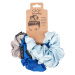 GLOV - Scrunchies Satine Blue Blue Gumičky do vlasů 1 pieces unisex