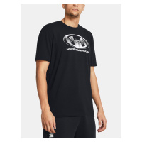 Pánské tričko Under Armour UA GLITCH LOGO 60/40S SS-BLK - Pánské