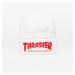Thrasher Embroidered Logo Beanie White/ Red