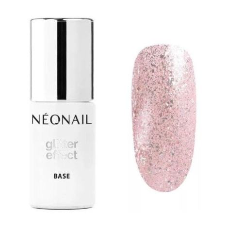 NeoNail báze Glitter effect Rose Twinkle 7,2ml