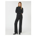 Koton Wide Leg Fabric Trousers High Waist