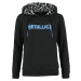 Metallica EMP Signature Collection Dámská mikina s kapucí na zip cerná/šedá