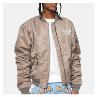 Karl Kani Chest Retro Bomber Jacket military green