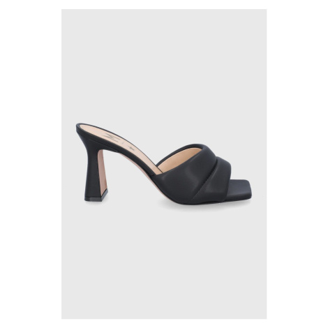 Pantofle Marella Dinda dámské, černá barva, na podpatku