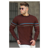 Madmext Tile Striped Detail Men's Sweater 5160