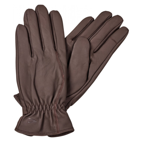 Rukavice camel active leather gloves hnědá