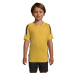 SOĽS Maracana 2 Kids Ssl Dětské funkční triko SL01639 Lemon / Black